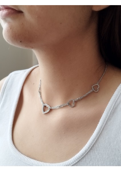 Ladybirdbujiteri Tiffanyy Model Beş Kapli Çelik Kolye fiyatları