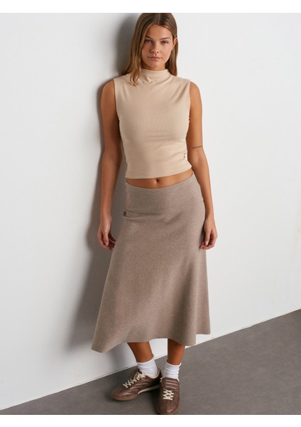 80390 Selanik Midi Etek-Açık Haki modelleri