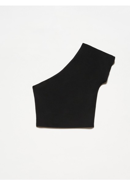 30327 Asimetrik Top-Siyah
