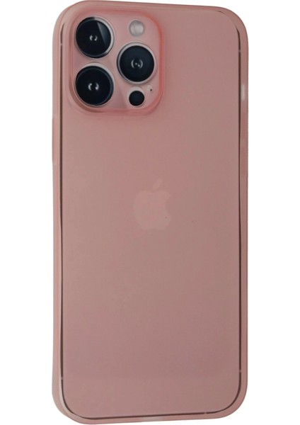 iPhone 13 Pro Max Kılıf Pp Ultra Ince Kapak - Pembe modelleri