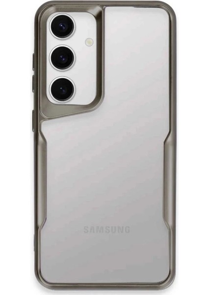 Samsung Galaxy A35 5g Kılıf Boyi Silikon Kapak - Titan Gri