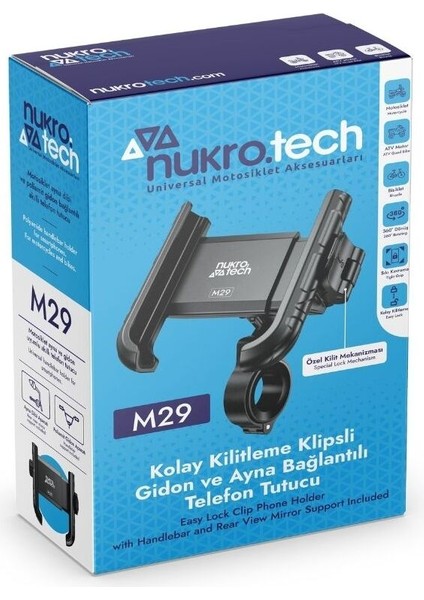 Nukrotech M29 Klipsli Telefon Tutucu fırsatları