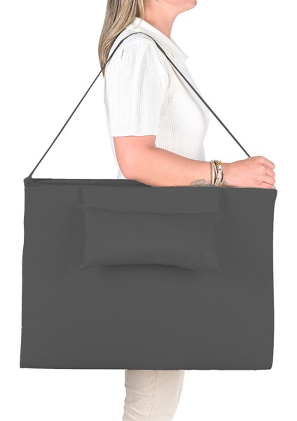 Şezlong Minderi Kamp Minderi Kampet Çadır Minderi (Antrasit)