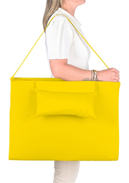 Şezlong Minderi Kamp Minderi Kampet Çadır Minderi (Sarı)