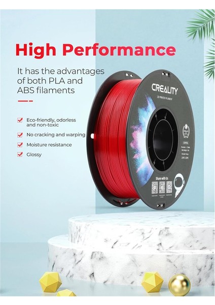 Cr-Petg Kırmızı Filament 1.75MM 1000GR - fiyatları