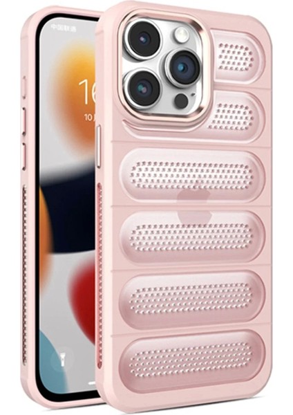 iPhone 15 Pro Max Kılıf Airmax Silikon Kapak - Pembe
