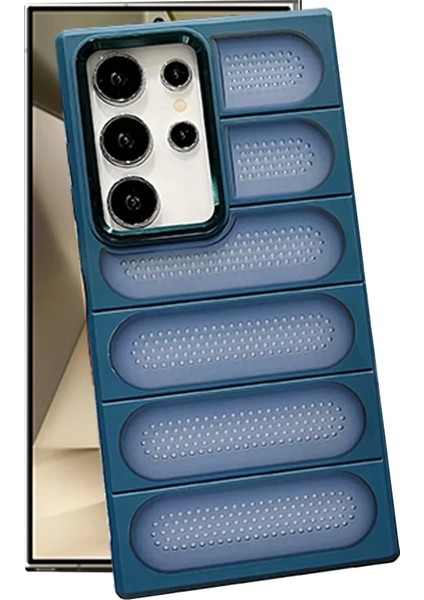 Samsung Galaxy S24 Ultra Kılıf Airmax Silikon Kapak - Lacivert