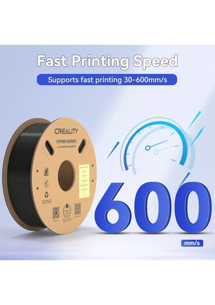Hyper Petg Siyah Filament 1.75MM 1kg modelleri