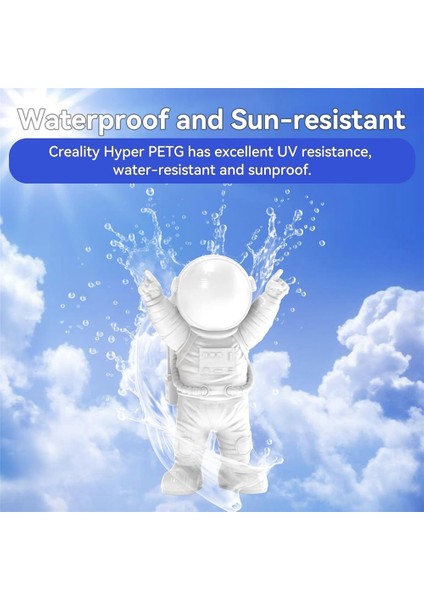 Hyper PETG Beyaz Filament 1.75 mm 1 kg Yüksek Kalite 3D Yazıcı Malzemesi fırsatları