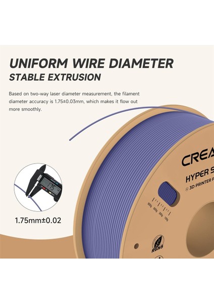 Hyper Pla Very Peri Filament 1.75MM 1kg - modelleri