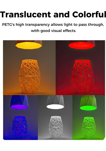 Hyper Petg Şeffaf Filament 1.75MM 1kg - fiyatları