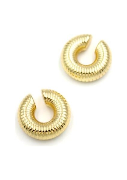 Halka Kıkırdak Küpe - Altın