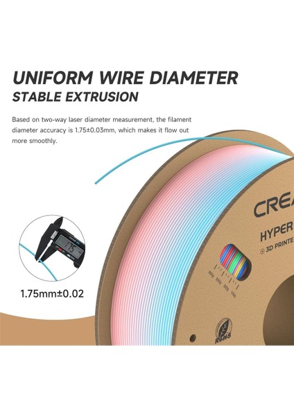 Hyper Rainbow Pla Bahar Gölü Filament 1,75MM 1000GR - modelleri