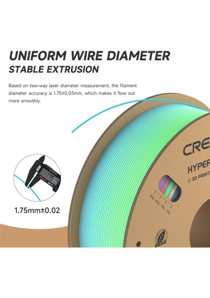 Hyper Rainbow Pla Uzun Yabani Çiçek Filament 1,75MM 1000GR - modelleri