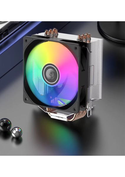 S60 / S40 Işlemci / Cpu Soğutucu Bakır Borulu Kule Tipi Rainbow Amd-Intel