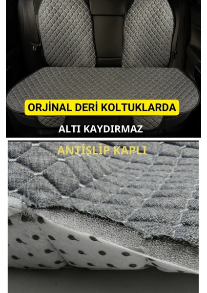Renault Megane 4 2016 ve Sonrası Sedanterletmez Kaymaz Keten Oto Minder Kılıf Komple Set(7parça) Füme fırsatları