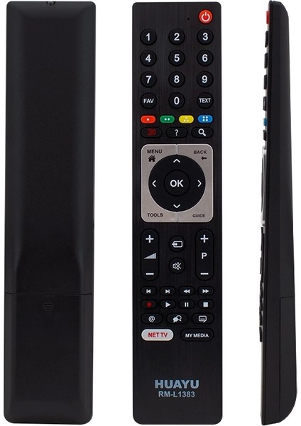 Huayu Kl RM-L1383 Arçelik-Beko-Grundıg Unıversal Tüm Modeller 3d*netflıx*my Medıa Tuşlu Lcd-Led Tv Kumanda (4172)
