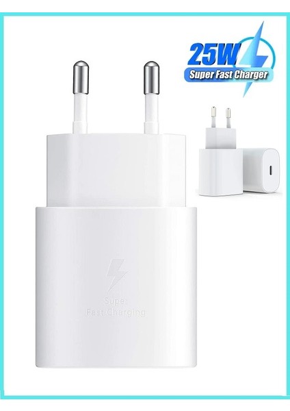 5 Watt Samsung Redmi Oppa Poco Android Uyumlu Usb-C To Usb-C Kablolu Beyaz Hızlı Şarj Seti fiyatları