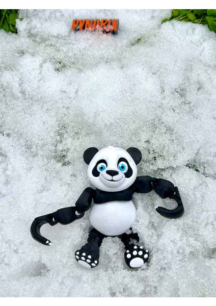 Panda Oyuncak Figür – Sarılmalık Şefkatin Devasa Hâli! 3d Hareketli Organik Vip Model- Büyük Boy