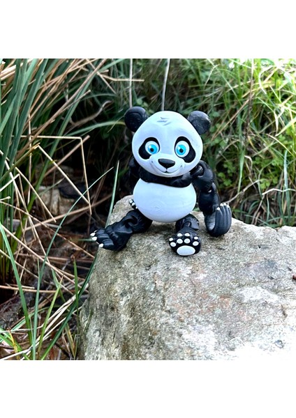 Panda Oyuncak Figür – Sarılmalık Şefkatin Devasa Hâli! 3d Hareketli Organik Vip Model- Büyük Boy