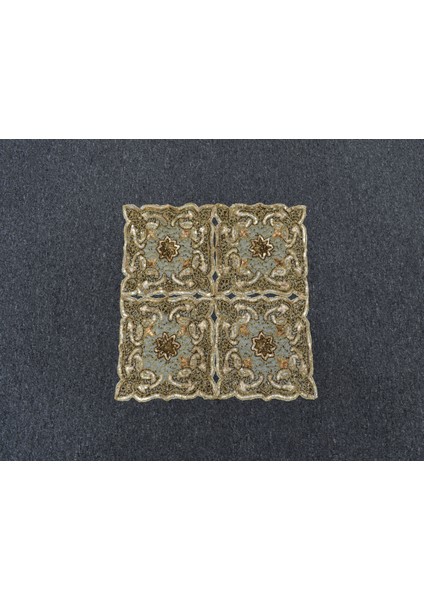 Otantik El Işi Kum Boncuklu Ince Masa Sehpa Fiskos Örtüsü 5969 fırsatları