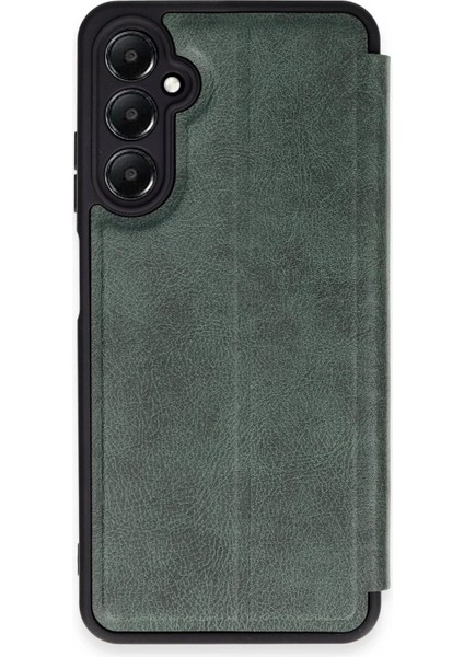 Samsung Galaxy A55 5g Kılıf Flip Cover - Koyu Yeşil