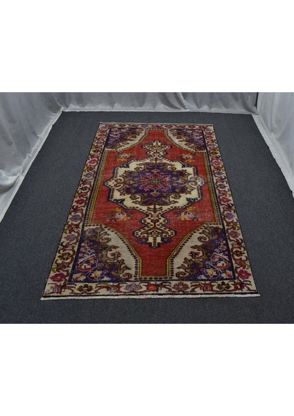 Vintage El Dokuma Eşsiz Kapadokya Anadolu Yün Halı 5965 fiyatları