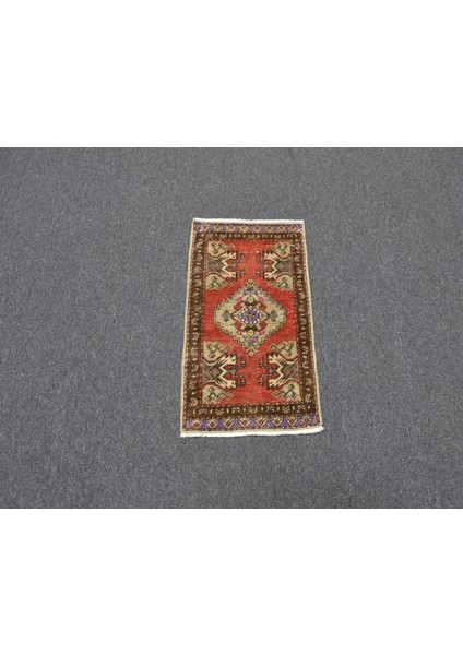 Vintage El Dokuma Nadir Anadolu Yün Halı 5978 fırsatları