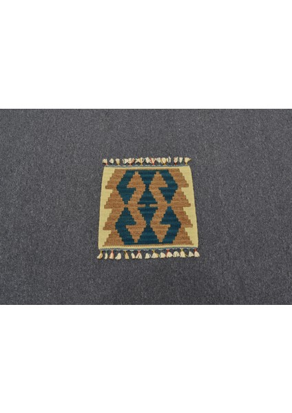 Yeni El Dokuma Kare Köşe Sandalye Minderi Pınarbaşı Kayseri Yün Kilim 5964 fiyatları