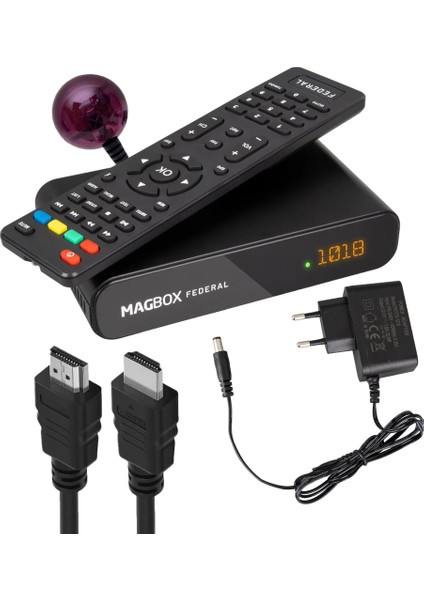 Magbox Federal Mini Hd + Scart Tkgsli Uydu Alıcısı (4172)
