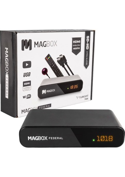 Magbox Federal Mini Hd + Scart Tkgsli Uydu Alıcısı (4172) modelleri