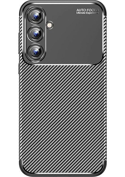 Bfs Samsung Galaxy A15 4g Kılıf Auto Focus Karbon Kapak - Siyah