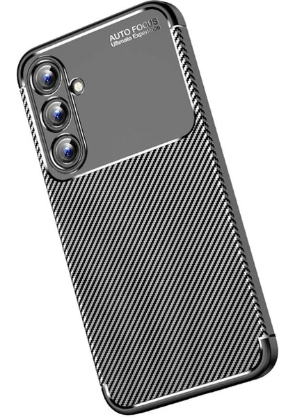 Bfs Samsung Galaxy A15 4g Kılıf Auto Focus Karbon Kapak - Siyah modelleri