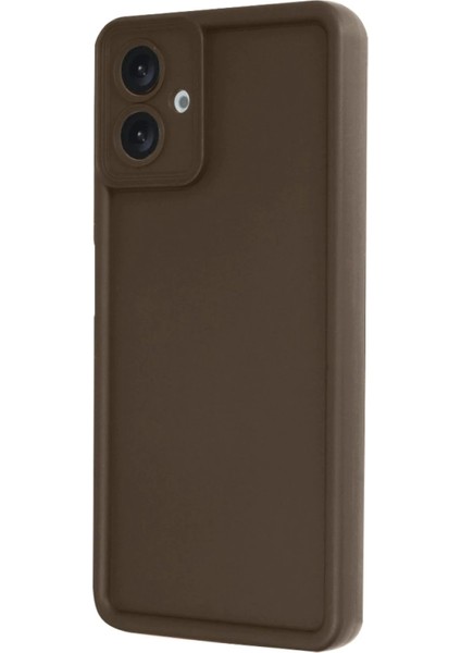 Bfs Samsung Galaxy A06 Kılıf Viera Silikon - Kahverengi