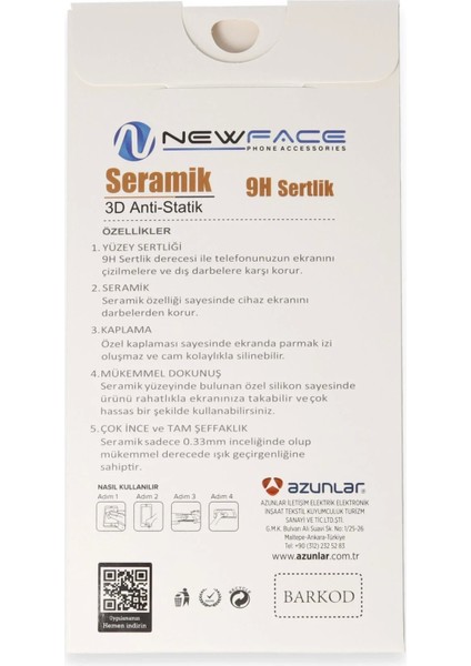 Bfs Xiaomi Redmi 13C 3D Antistatik Mat Seramik Nano Ekran Koruyucu indirimleri