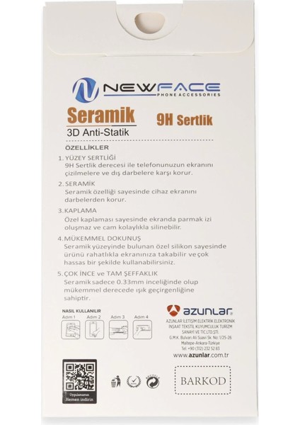 Bfs Xiaomi Redmi 13 4g 3D Antistatik Mat Seramik Nano Ekran Koruyucu