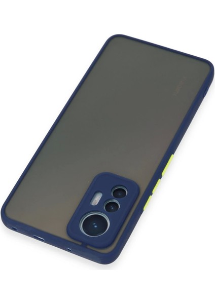 Bfs Xiaomi Mi 12 Lite Kılıf Montreal Silikon Kapak - Lacivert