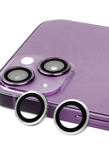 Bfs iPhone 14 Raze Metal Kamera Lens - Gümüş