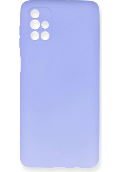 Bfs Samsung Galaxy M51 Kılıf First Silikon - Lila