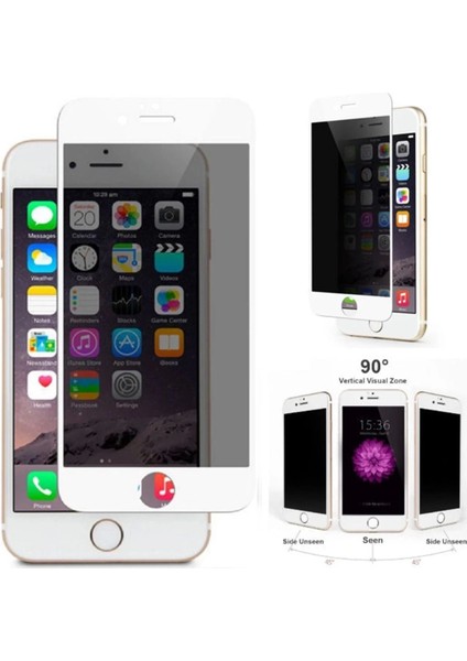 Bfs iPhone 7 Bilvis Hayalet Cam Ekran Koruyucu - Siyah