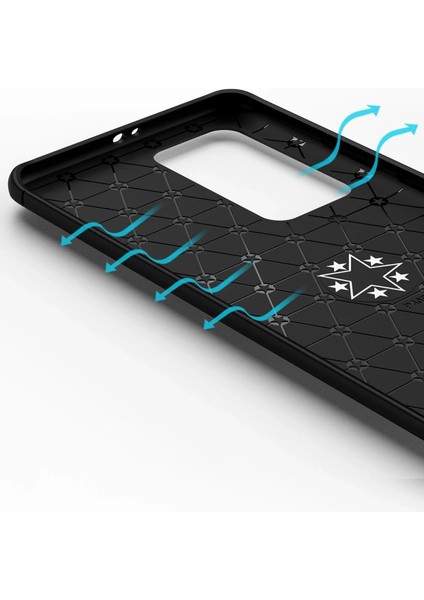 Bfs Huawei P40 Pro Kılıf Range Yüzüklü Silikon - Siyah