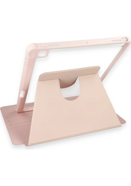 Bfs iPad 10.2 (7.nesil) Kılıf Starling 360 Kalemlikli Tablet Kılıf - Rose Gold