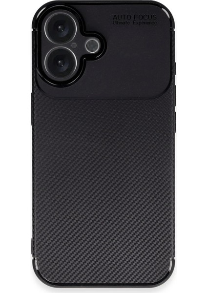 Bfs iPhone 16 Plus Kılıf Auto Focus Karbon Kapak - Siyah fırsatları