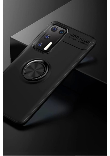 Bfs Huawei P40 Kılıf Range Yüzüklü Silikon - Siyah modelleri