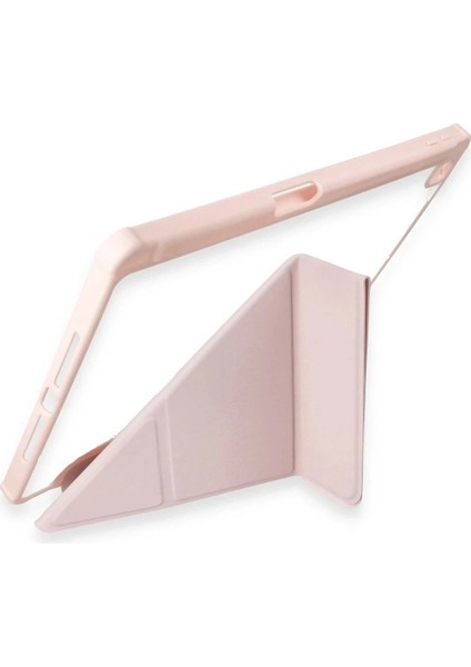 Bfs iPad 10.2 (8.nesil) Kılıf Kalemlikli Hugo Tablet Kılıfı - Rose Gold indirimleri