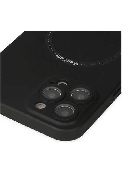 Bfs iPhone 12 Pro Kılıf Jack Magneticsafe Lens Silikon - Siyah fırsatları