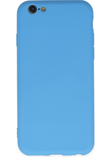 Bfs iPhone 6 Plus Kılıf Nano Içi Kadife Silikon - Mavi