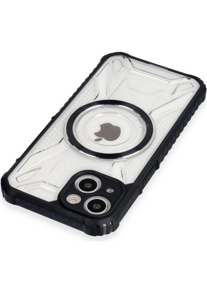 Bfs iPhone 14 Kılıf Prag Magneticsafe Kapak - Siyah modelleri