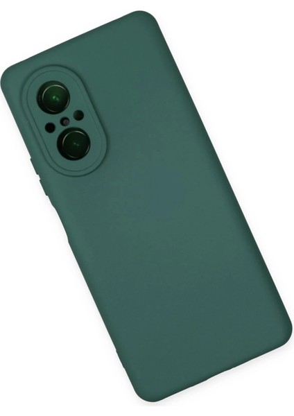 Bfs Huawei Nova 9 Se Kılıf Nano Içi Kadife Silikon - Koyu Yeşil modelleri