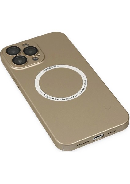 Bfs iPhone 13 Pro Kılıf Jack Magneticsafe Lens Silikon - Gold fırsatları